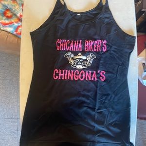 Black tank top-NO LABEL-Size Medium/Large